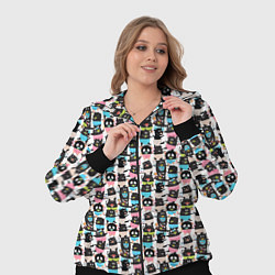 Женский 3D-костюм Весёлые монстрики с соской, цвет: 3D-черный — фото 2