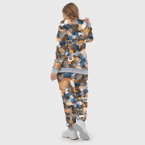 Женский костюм Котики это жидкость / 3D-Меланж – фото 5