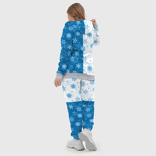 Женский костюм Красивые снежинки / 3D-Меланж – фото 5