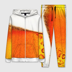 Женский 3D-костюм Тёмное пиво, цвет: 3D-белый