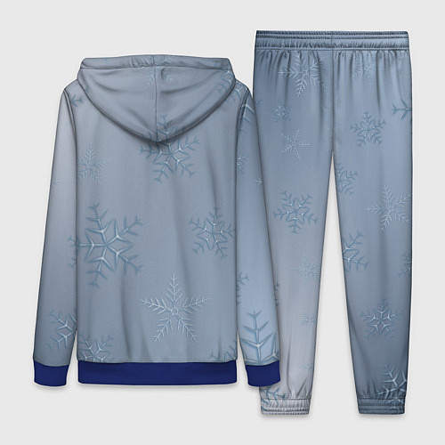Женский костюм Серый снег / 3D-Синий – фото 2