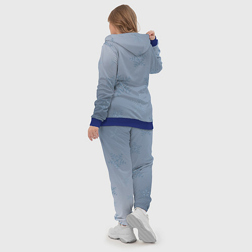 Женский костюм Серый снег / 3D-Синий – фото 5