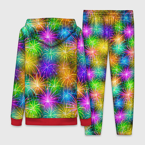 Женский костюм Салют разноцветный / 3D-Красный – фото 2