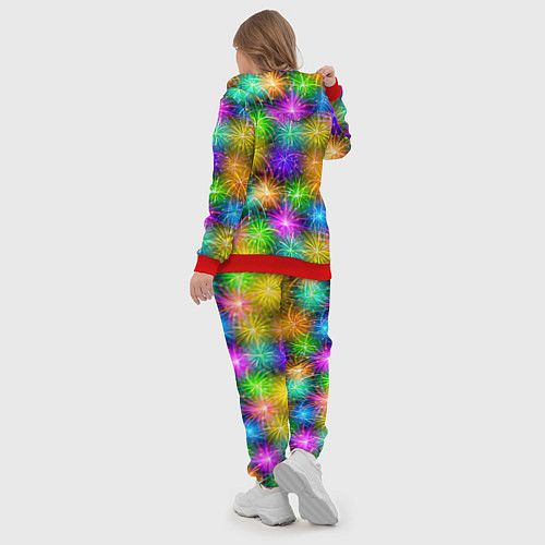 Женский костюм Салют разноцветный / 3D-Красный – фото 5