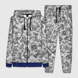 Женский 3D-костюм Nirvana style light, цвет: 3D-синий