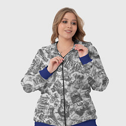 Женский 3D-костюм Nirvana style light, цвет: 3D-синий — фото 2