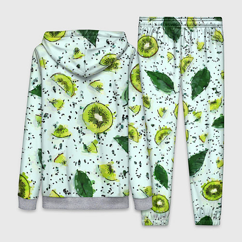 Женский костюм Киви мята ментол - акварель / 3D-Меланж – фото 2
