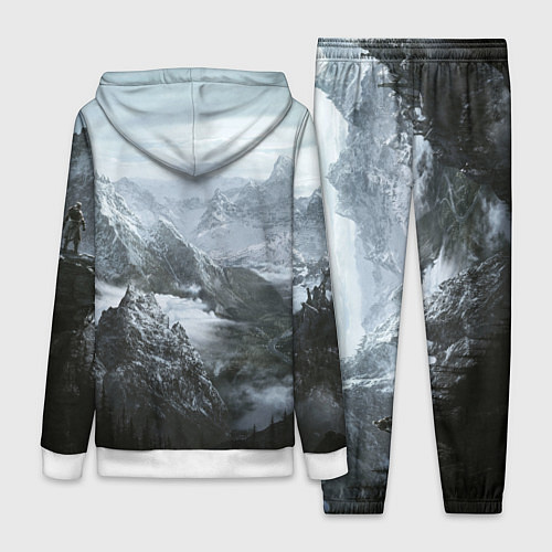 Женский костюм Природа Скайрима / 3D-Белый – фото 2