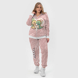 Женский 3D-костюм Миссис и Мистр Влюбленные динозавры, цвет: 3D-белый — фото 2