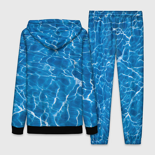 Женский костюм Текстурный водяной паттерн / 3D-Черный – фото 2