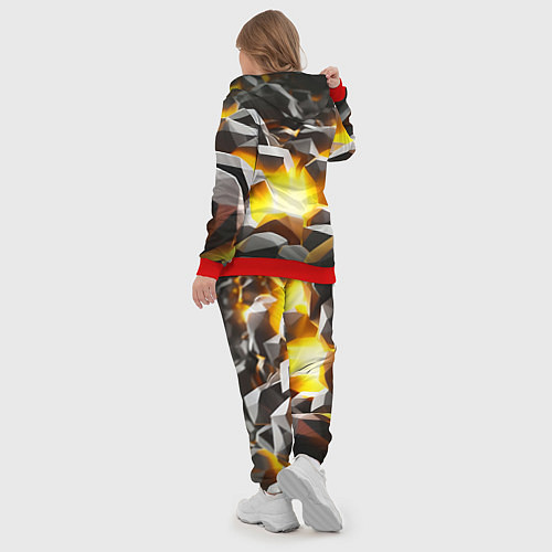 Женский костюм Золотая руда / 3D-Красный – фото 5
