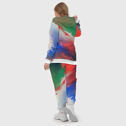 Женский костюм Абстрактный туман / 3D-Белый – фото 5