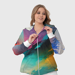 Женский 3D-костюм Абстрактный туман, цвет: 3D-белый — фото 2