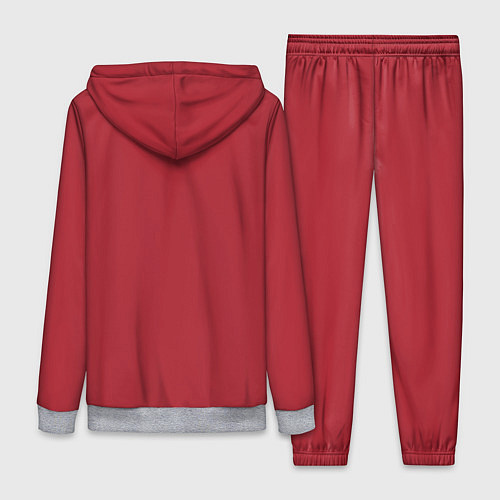 Женский костюм Красный тренд 2023 / 3D-Меланж – фото 2