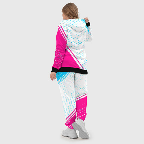 Женский костюм Angels of Death neon gradient style: надпись, симв / 3D-Черный – фото 5