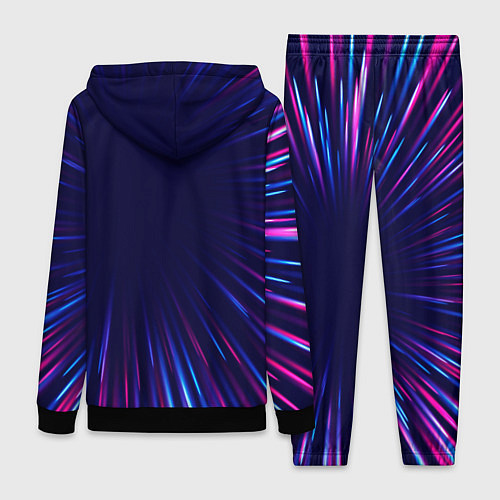 Женский костюм Jeep neon speed lines / 3D-Черный – фото 2