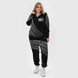 Женский 3D-костюм FAW tire tracks, цвет: 3D-черный — фото 2