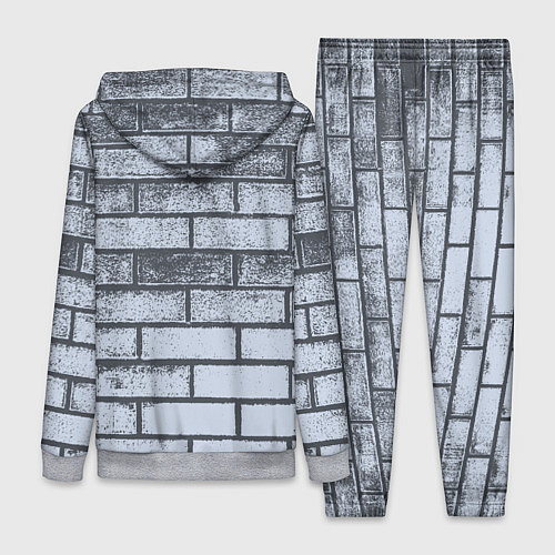 Женский костюм Grey wall / 3D-Меланж – фото 2