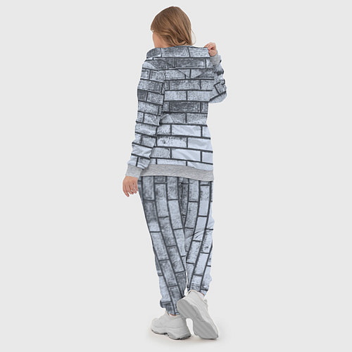 Женский костюм Grey wall / 3D-Меланж – фото 5