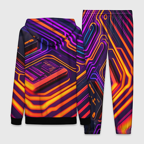 Женский костюм Микрочип / 3D-Черный – фото 2