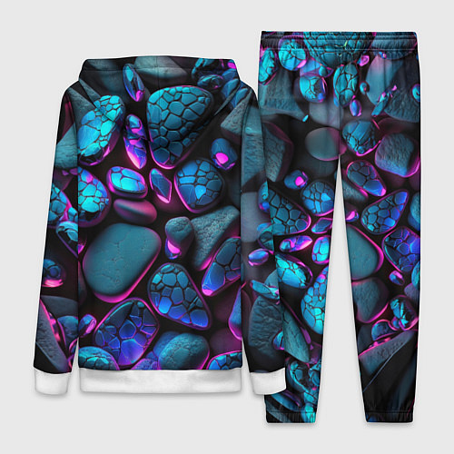 Женский костюм Неоновые камни / 3D-Белый – фото 2