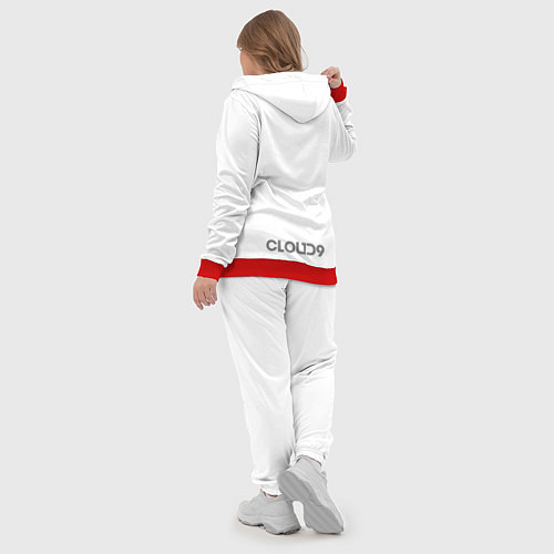 Женский костюм Cloud9 white / 3D-Красный – фото 5