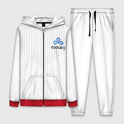 Женский 3D-костюм Cloud9 white, цвет: 3D-красный