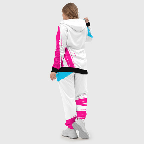 Женский костюм GTA neon gradient style: надпись, символ / 3D-Черный – фото 5