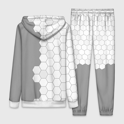 Женский костюм Gears of War glitch на светлом фоне: по-вертикали / 3D-Белый – фото 2