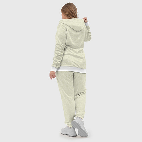 Женский костюм Текстура ажурный оливковый / 3D-Белый – фото 5