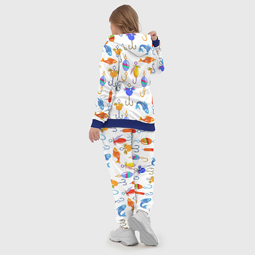 Женский костюм Рыбалочка / 3D-Синий – фото 5