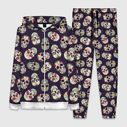 Женский костюм Узор с черепами Pattern with skulls