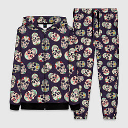 Женский костюм Узор с черепами Pattern with skulls