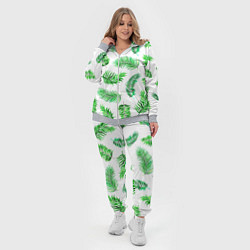 Женский 3D-костюм Лесной папоротник нарисованный акварелью, цвет: 3D-меланж — фото 2