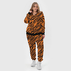Женский 3D-костюм Полоски тигра - tiger, цвет: 3D-черный — фото 2