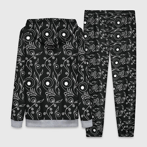 Женский костюм Black style pattern / 3D-Меланж – фото 2