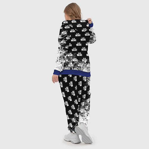 Женский костюм Алан Вейк узор / 3D-Синий – фото 5