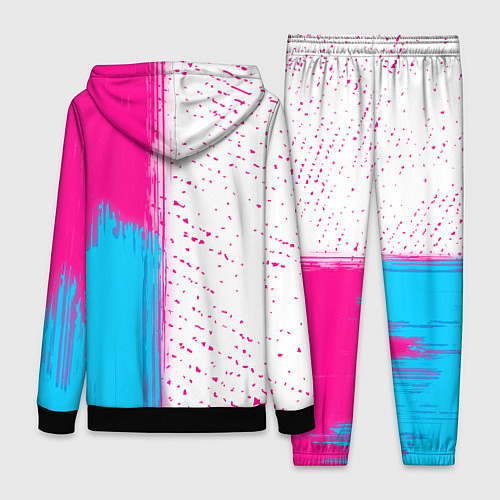 Женский костюм Die Antwoord neon gradient style: по-вертикали / 3D-Черный – фото 2