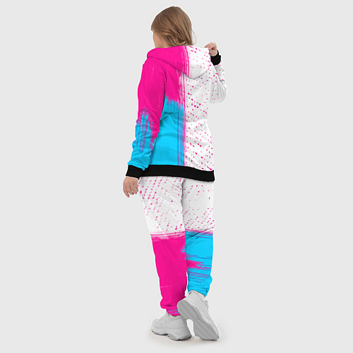 Женский костюм Die Antwoord neon gradient style: по-вертикали / 3D-Черный – фото 5