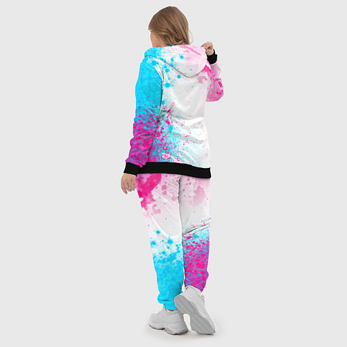 Женский костюм Bleach neon gradient style: по-вертикали / 3D-Черный – фото 5