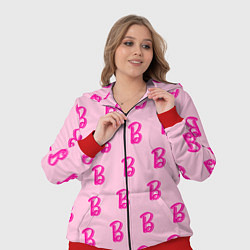 Женский 3D-костюм Барби паттерн буква B, цвет: 3D-красный — фото 2