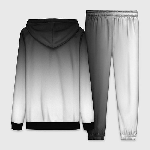 Женский костюм Black and white gradient / 3D-Черный – фото 2