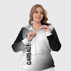 Женский 3D-костюм Garbage glitch на светлом фоне: по-вертикали, цвет: 3D-белый — фото 2