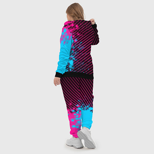 Женский костюм Daewoo - neon gradient: по-вертикали / 3D-Черный – фото 5