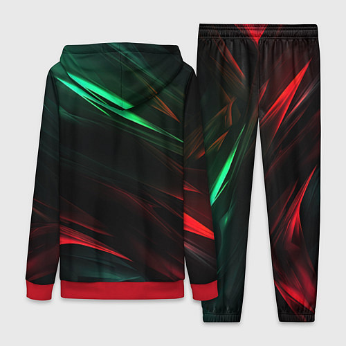 Женский костюм Dark red and green / 3D-Красный – фото 2