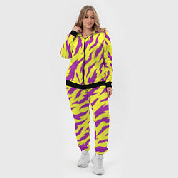 Женский 3D-костюм Кислотный тигр паттерн, цвет: 3D-черный — фото 2