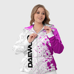 Женский 3D-костюм Daewoo pro racing: по-вертикали, цвет: 3D-белый — фото 2