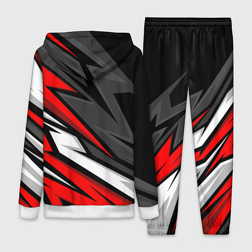 Женский костюм Митсубиси - красный спортивный / 3D-Белый – фото 2