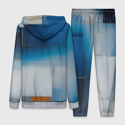 Женский костюм Синяя палитра / 3D-Меланж – фото 2