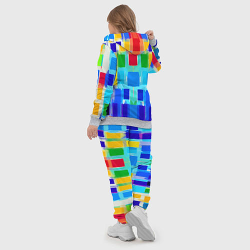 Женский костюм Colorful strips - pop art - vogue / 3D-Меланж – фото 5